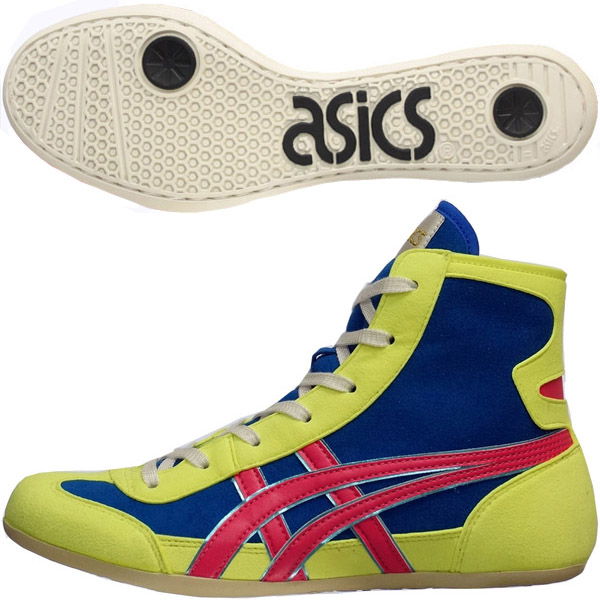 専用 ASICS レスリングシューズ ブラックxブラックゴールド25 サイズ
